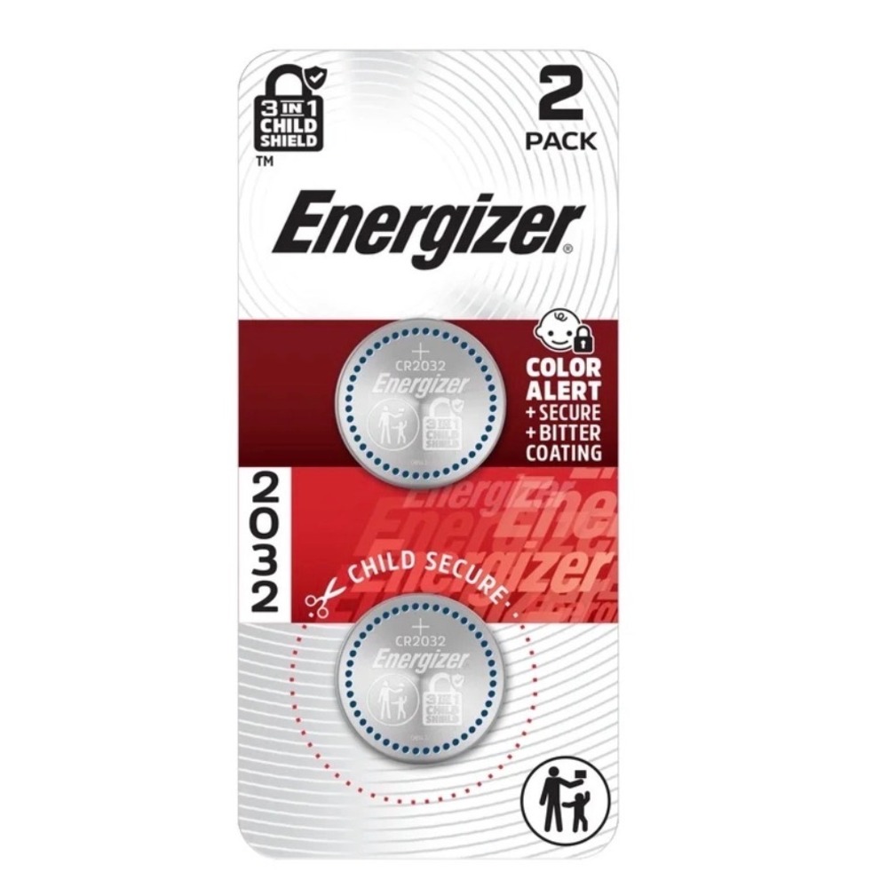 Energizer CR2032 Lithium 3V Batteries 20 Count Bulk 10 Packs of 2 2032BP-2N